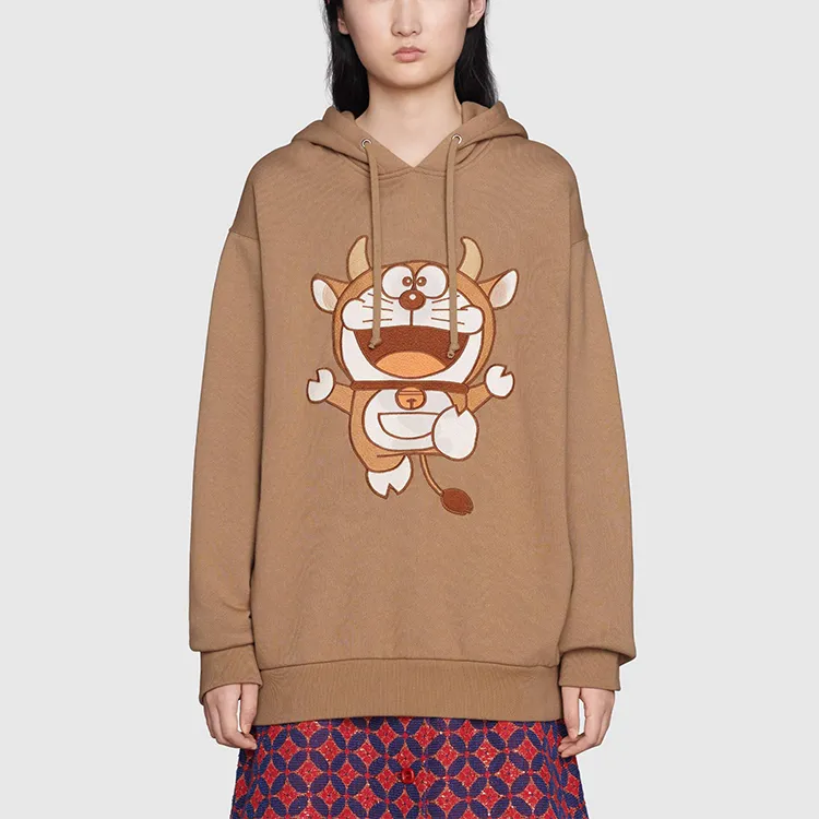 GUCCI x Doraemon Sweatshirt Women's Brown-1
