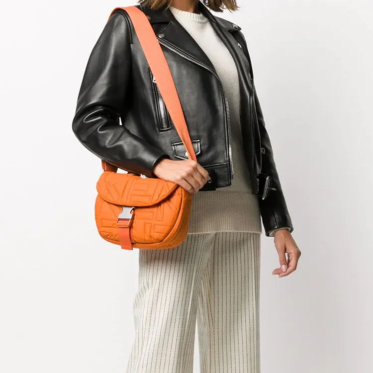 KENZO Arctik Messenger Bag Shoulder Bag Crossbody Bag Small Size Women's Orange-3