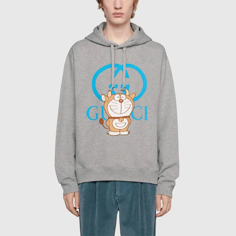 GUCCI x Doraemon Sweatshirt Men's Gray-1