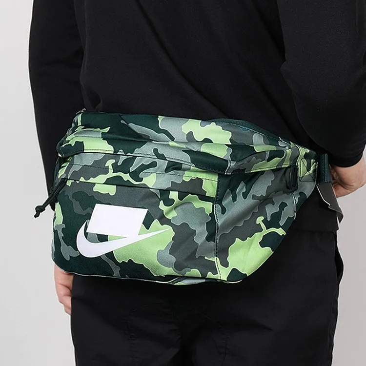 Nike Polyester Fanny Pack Regular Unisex Camouflage Green-6