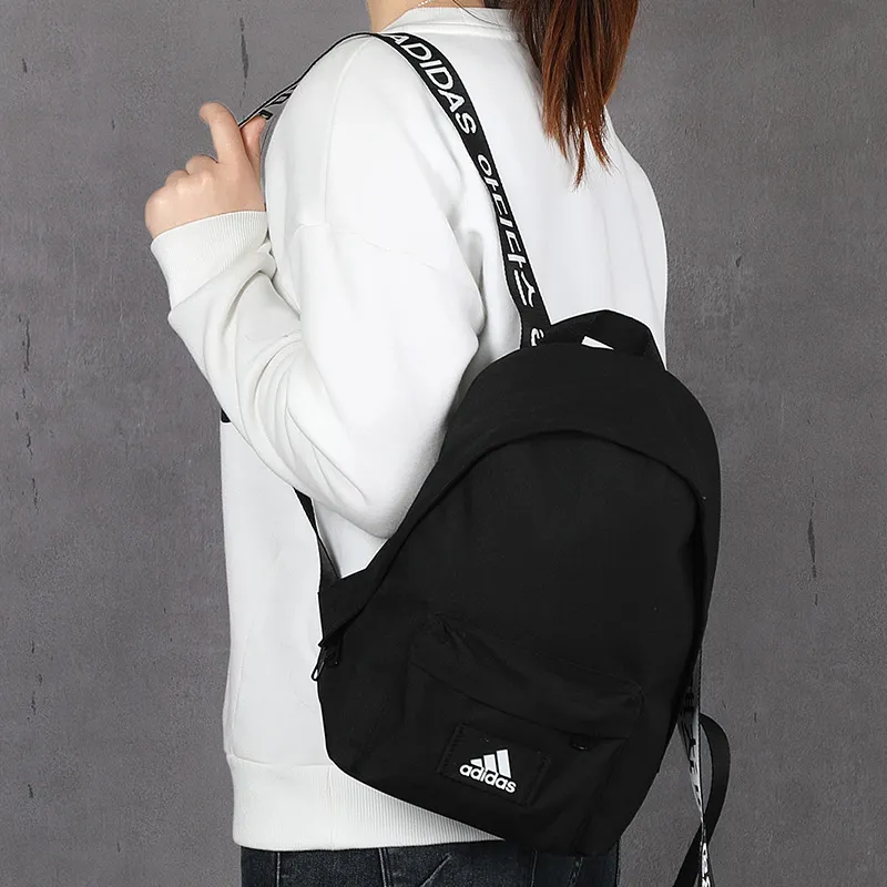 Adidas Recycled Polyester Backpack Regular Unisex Black-5