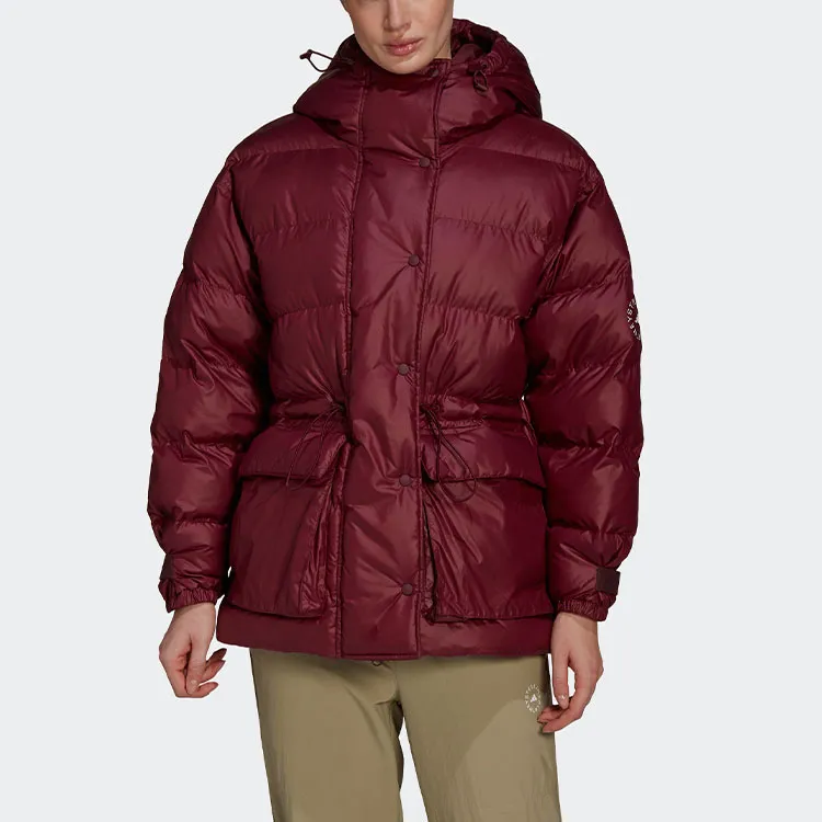 Stella Mccartney X Adidas Puffer Jackets Women's Dark Reddish Purple-1