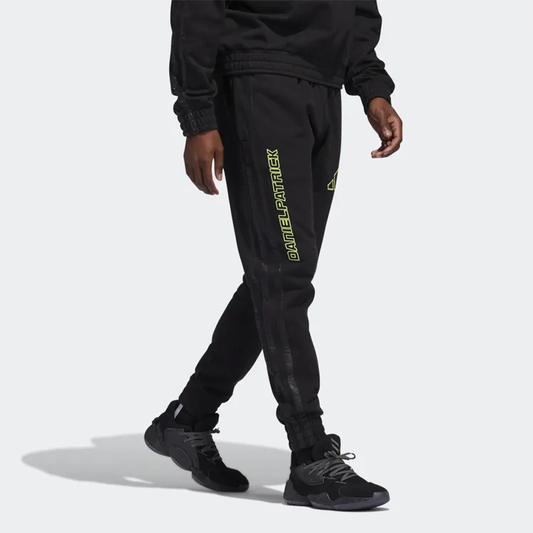 Adidas Knitted Sweatpants Men Black-5