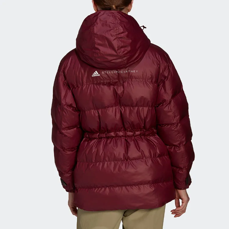 Stella Mccartney X Adidas Puffer Jackets Women's Dark Reddish Purple-4