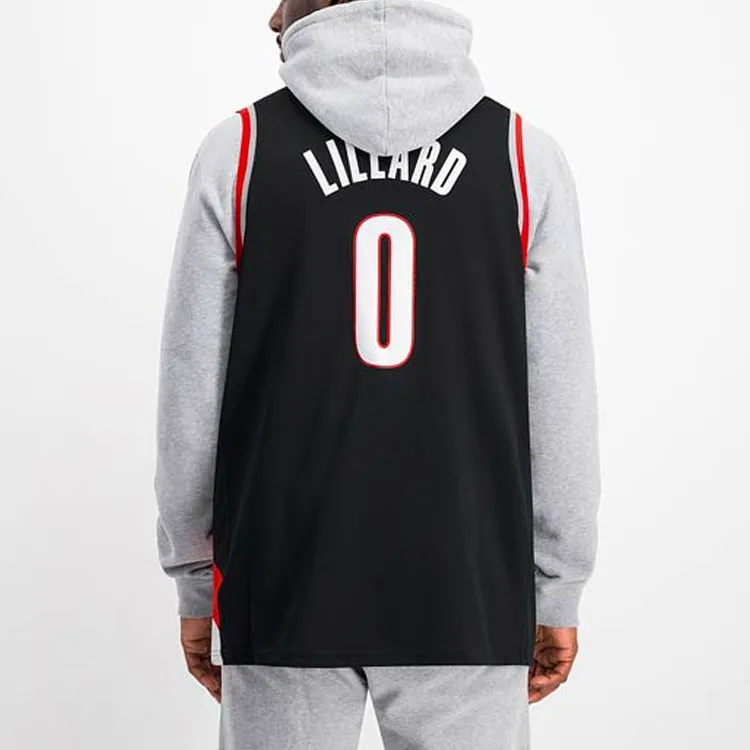 Nike X NBA Basketball Jerseys Men Black-2