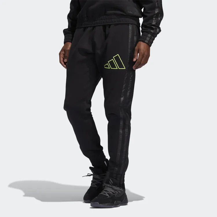 Adidas Knitted Sweatpants Men Black-2