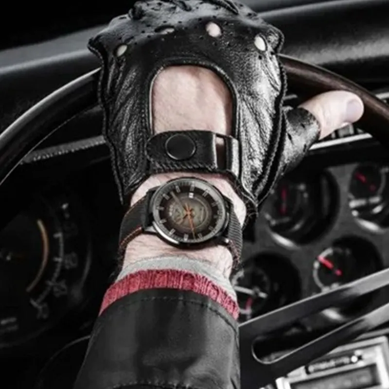 MIDO Commander Collection Men's Watches Watch Automatic Mechanical Movement 40mm Black Dial Leather Watch Bands-4