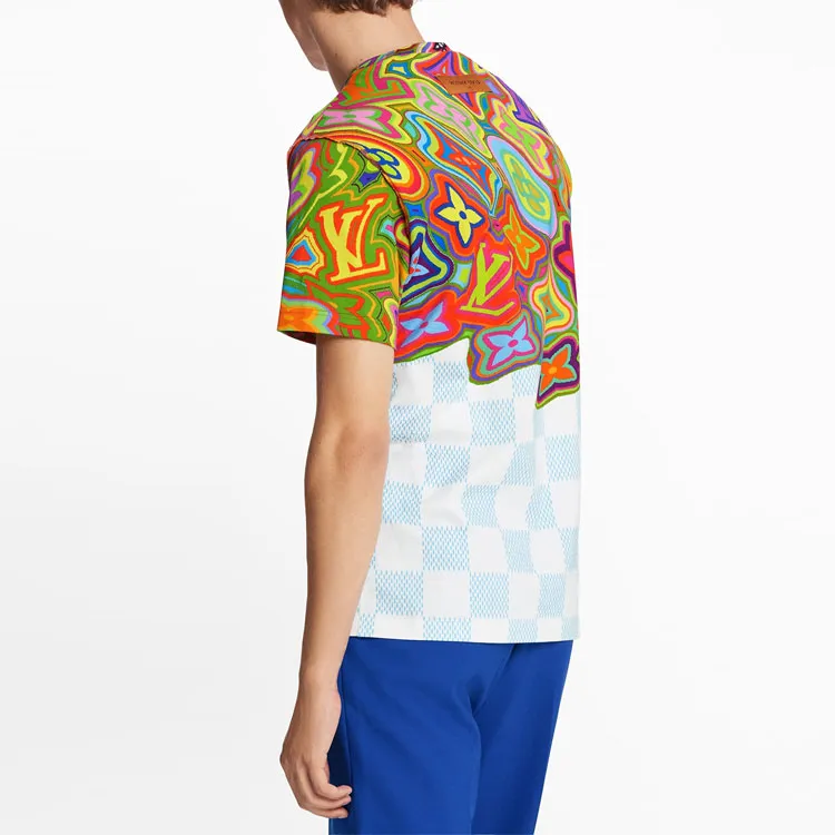 LOUIS VUITTON SS21 Monogram Dissolved Printed Crewneck Pullover Short Sleeve T-shirt-2