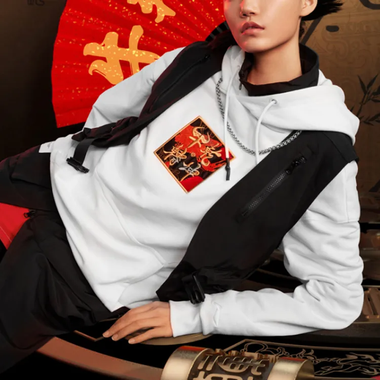 LINING CF Sweatshirts Unisex Ivory-4