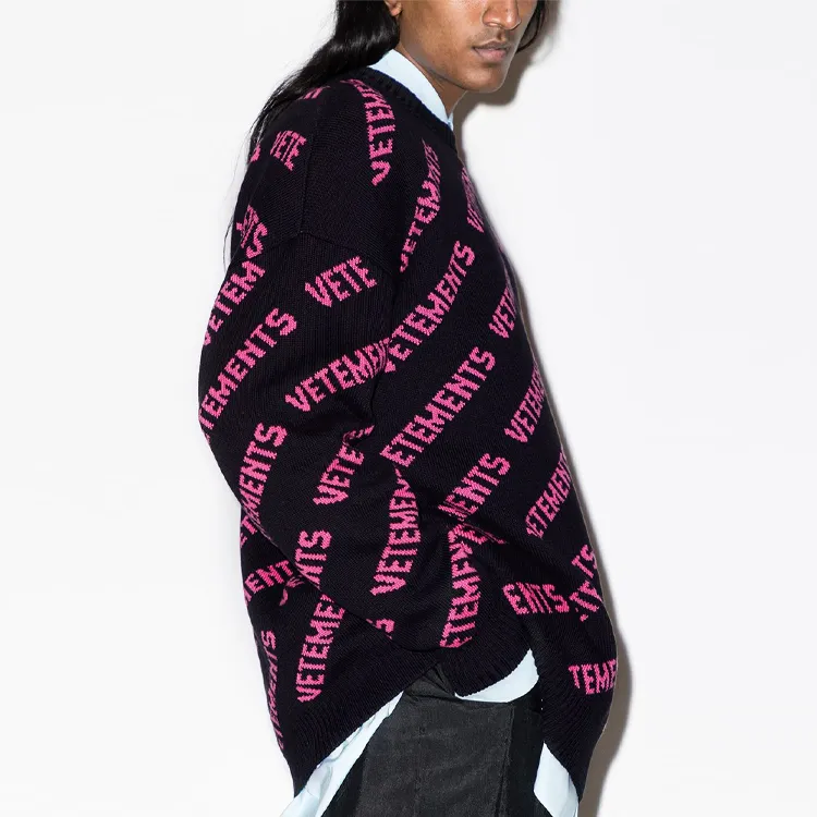 Vetements Sweaters Men Black-2