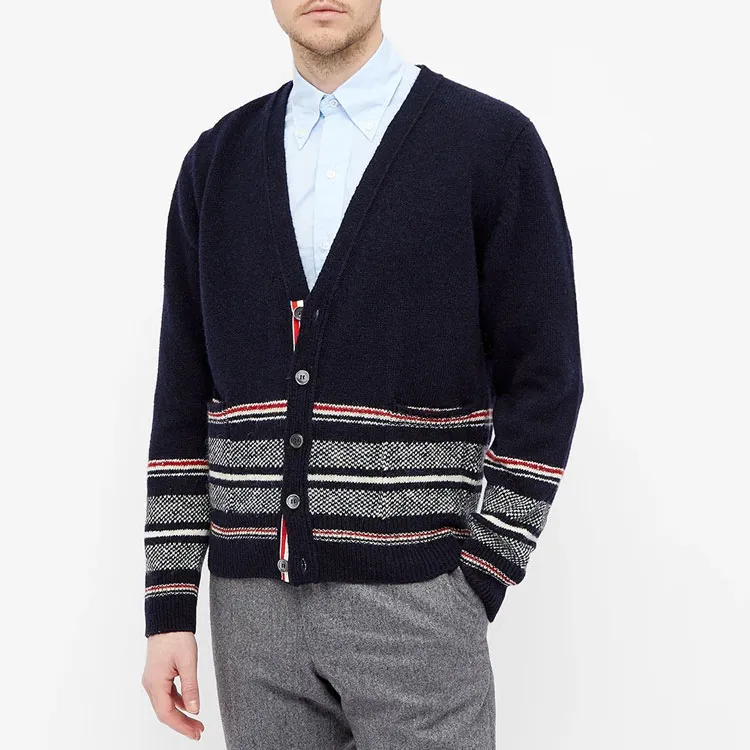 THOM BROWNE· Sweater Men's Dark Blue-3