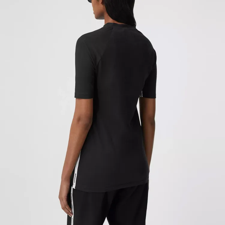 Burberry Short Sleeved Dresses Women's Black-5