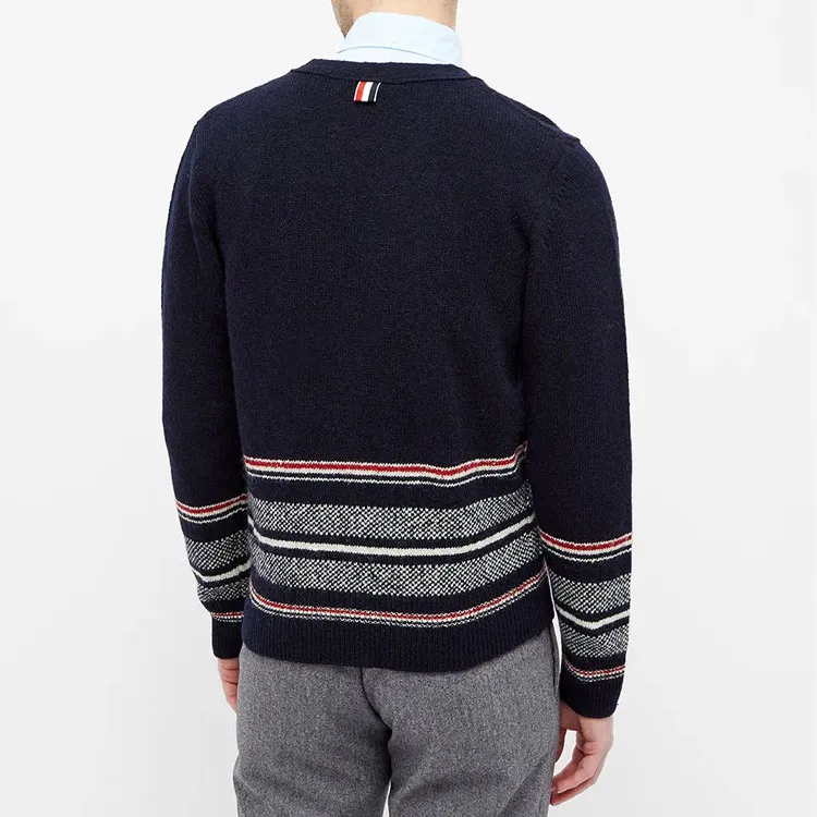 THOM BROWNE· Sweater Men's Dark Blue-4