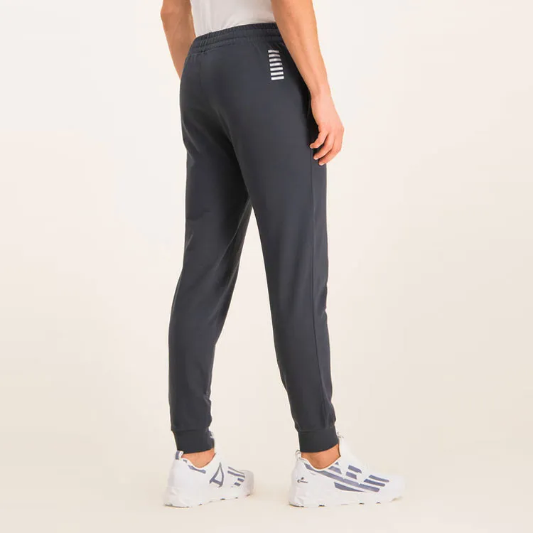 EMPORIO ARMANI EA7 Knitted Sports Pants Men's Night Blue-6
