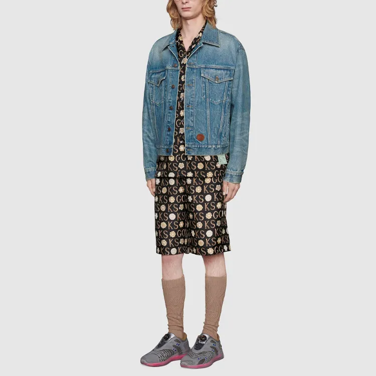 GUCCI x Disney Denim Jacket Men's Light Blue-2