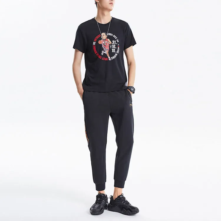 LINING T-Shirts Men New Standard Black-5