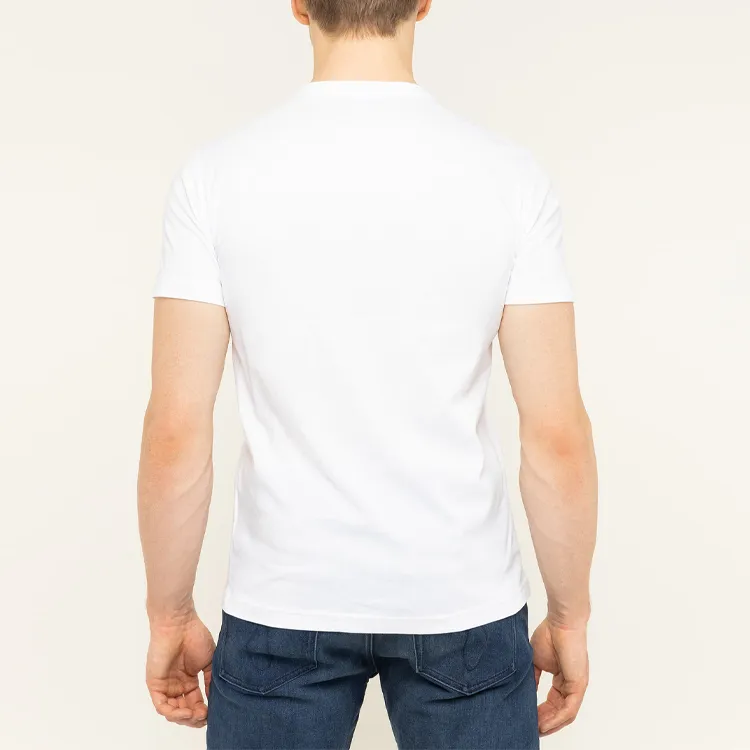 EMPORIO ARMANI T-Shirts Men White-4