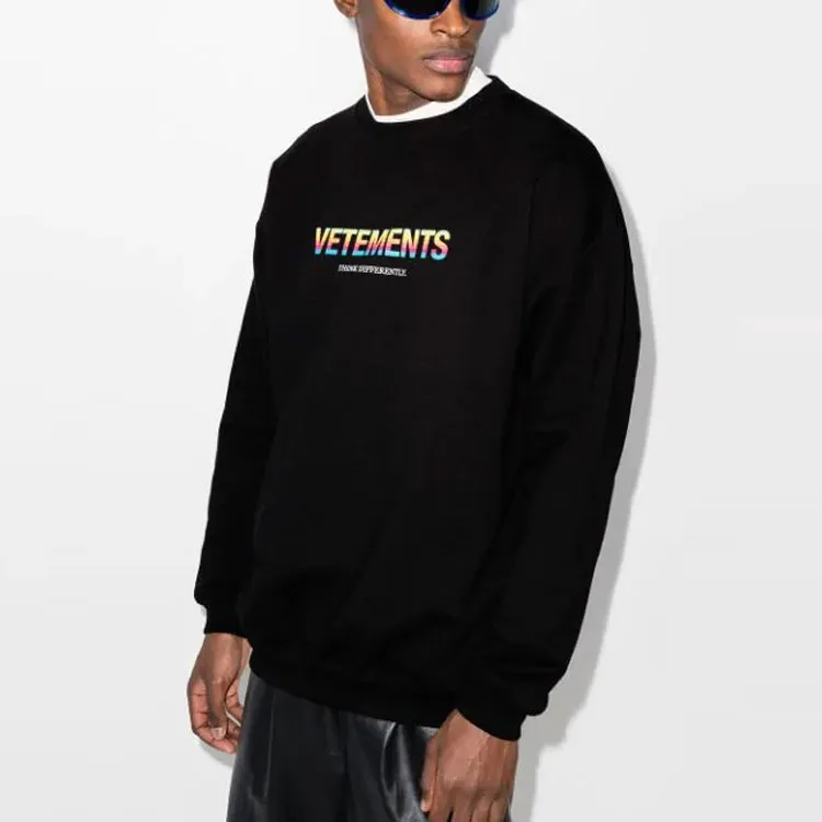 Vetements Think Differently Logo Sweatshirt-2