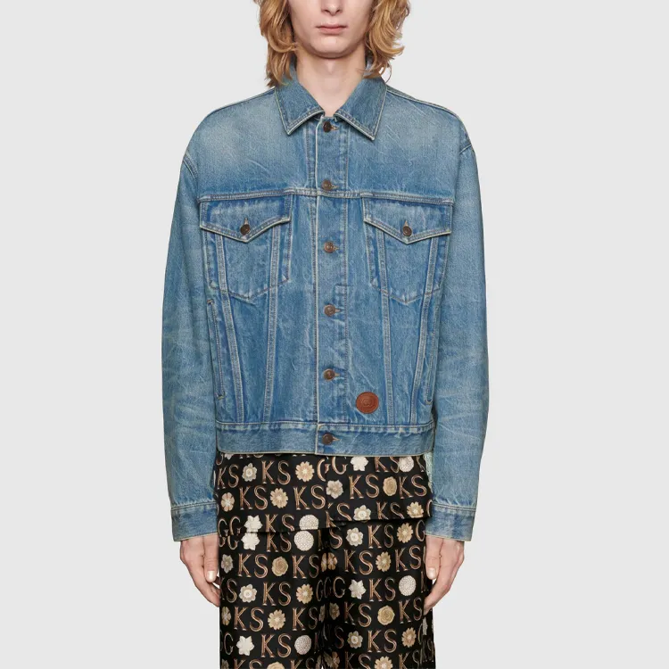 GUCCI x Disney Denim Jacket Men's Light Blue-4