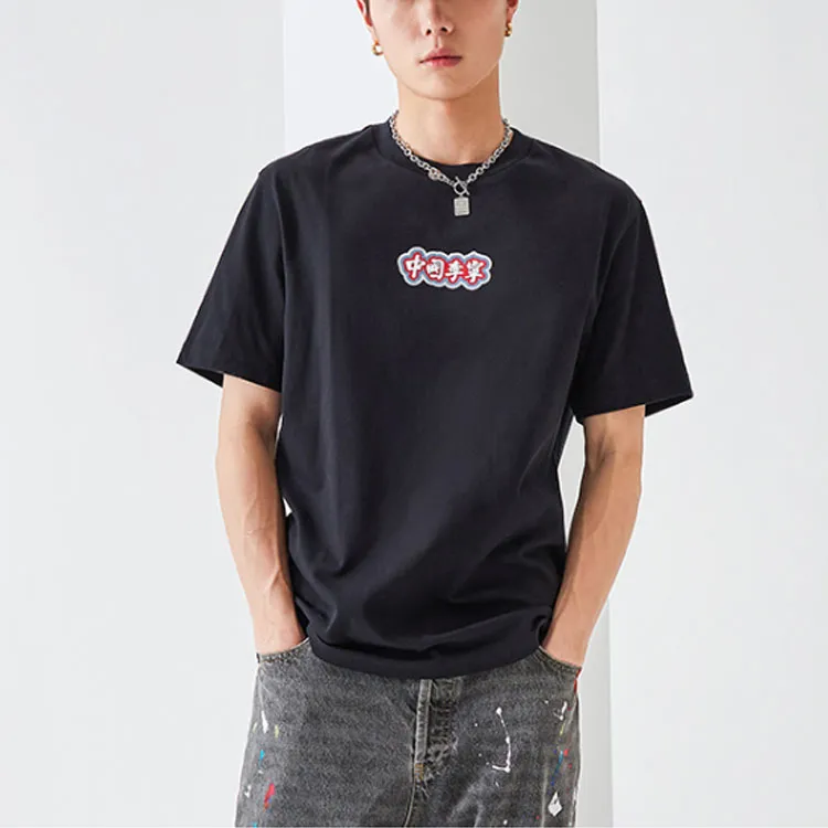 LiNing Paris Fashion Week Collection T Shirts Men Black-2