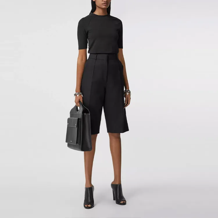 Burberry Short Sleeved Dresses Women's Black-2