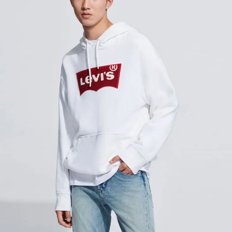 Levis Sweatshirts Men White-3