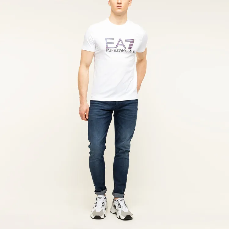 EMPORIO ARMANI T-Shirts Men White-3