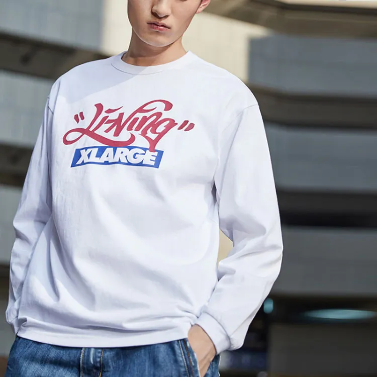 Xlarge X LINING T Shirts Men White-2
