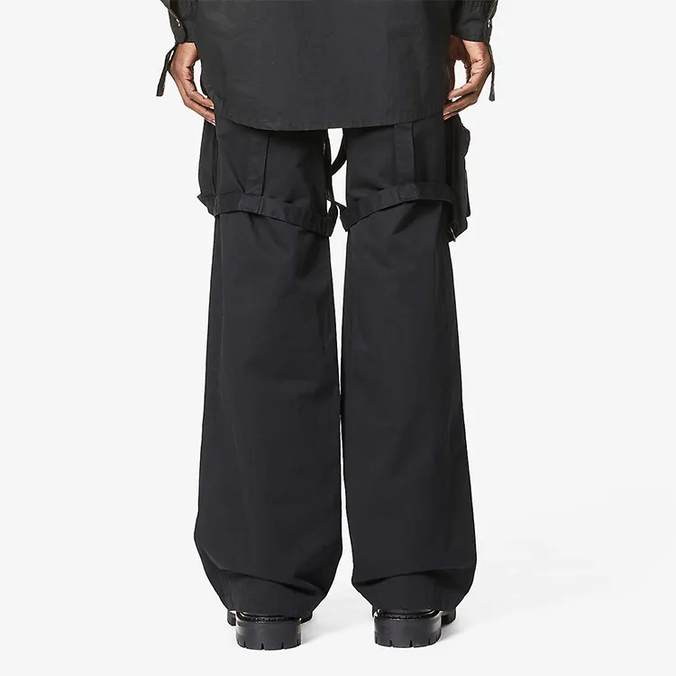 RAF SIMONS Archive Redux SS03 Cargo Pocket Cotton Canvas Trousers-3