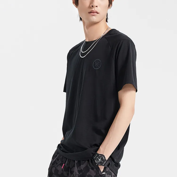 LINING T Shirts Men New Standard Black-2