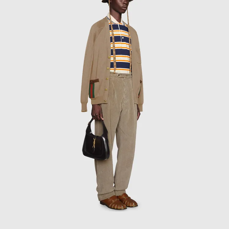 GUCCI Casual Pants Men Beige-1