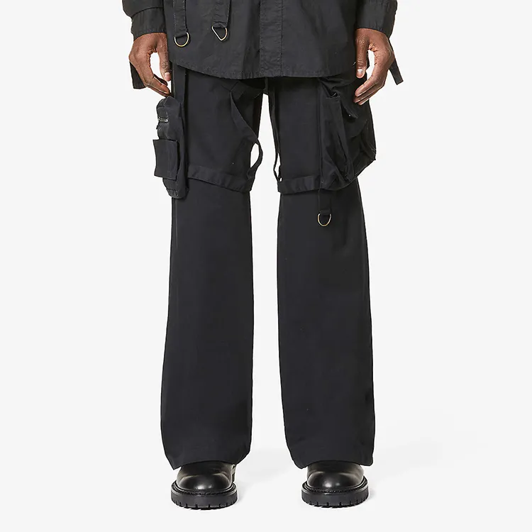 RAF SIMONS Archive Redux SS03 Cargo Pocket Cotton Canvas Trousers-2