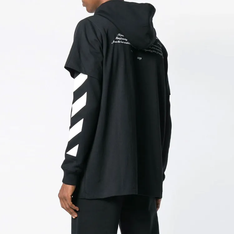 OFF WHITE Diag Bernini L/S Tee Hoodie-4