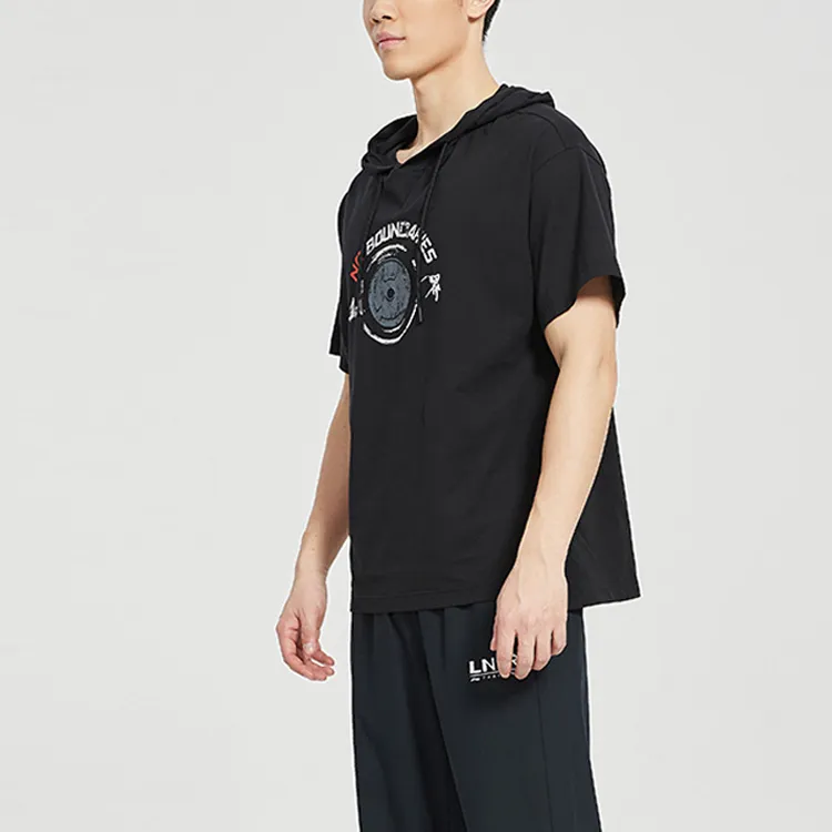 LINING T Shirts Men New Standard Black-4
