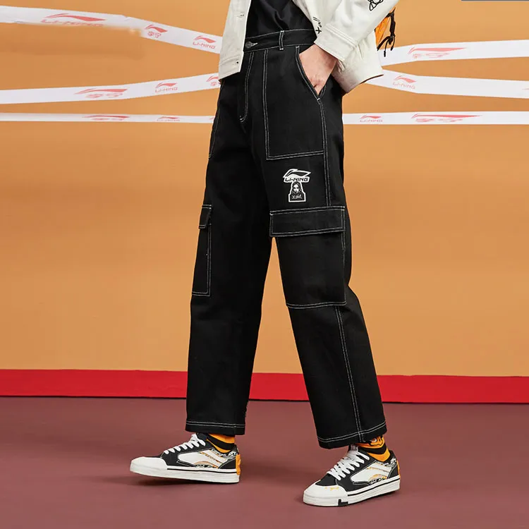 X girl X LINING Casual Pants Women's New Standard Black-4