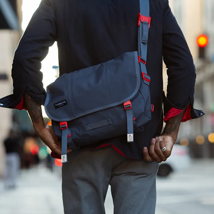 Timbuk2 Polyester Backpack Crossbody Bag Medium Size Unisex Asphalt Gray-3