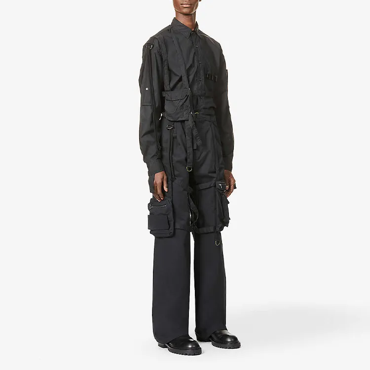 RAF SIMONS Archive Redux SS03 Cargo Pocket Cotton Canvas Trousers-1