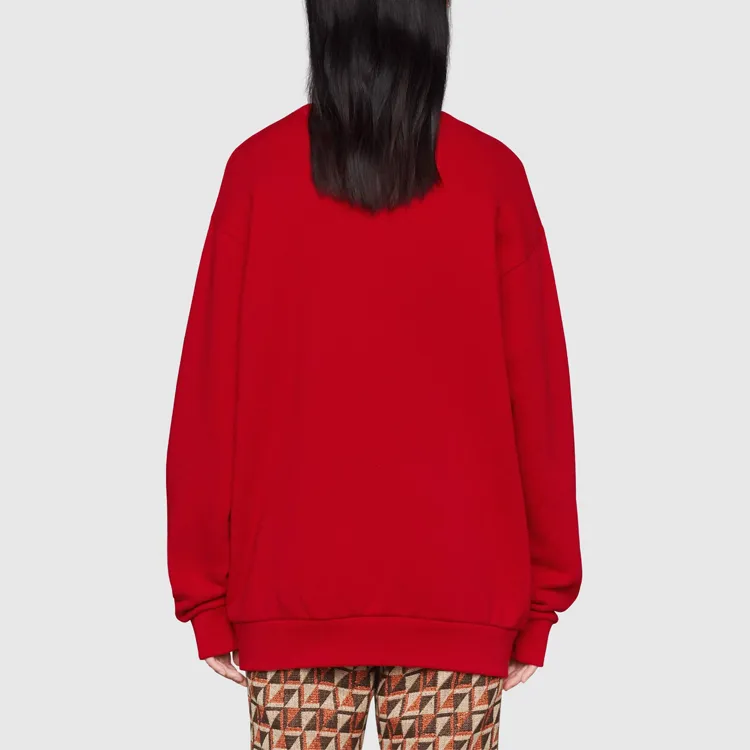 Disney X GUCCI Sweatshirts Men Red-2