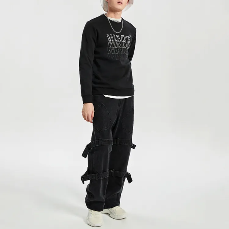 LINING Sweatshirts Men New Standard Black-2