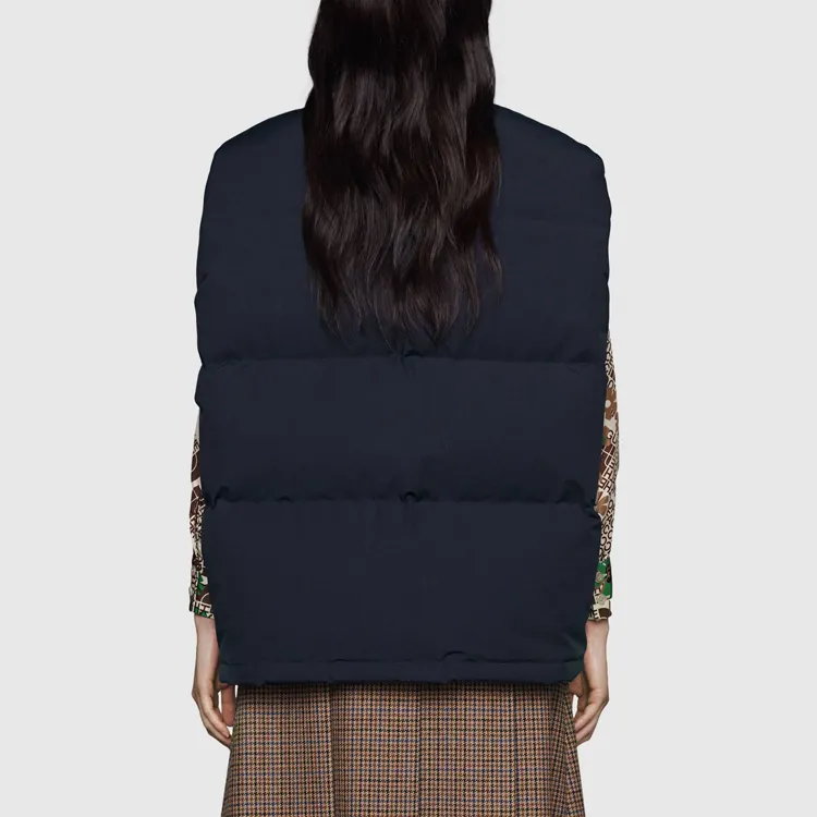 The North Face X GUCCI X The North Face Vests Women's Blue-2