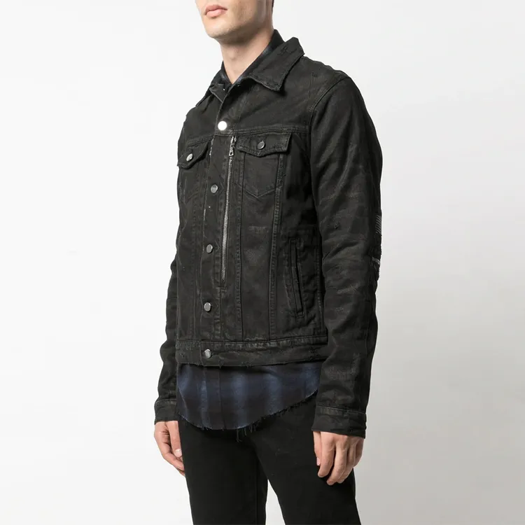 AMIRI Denim Jackets Men Black-1