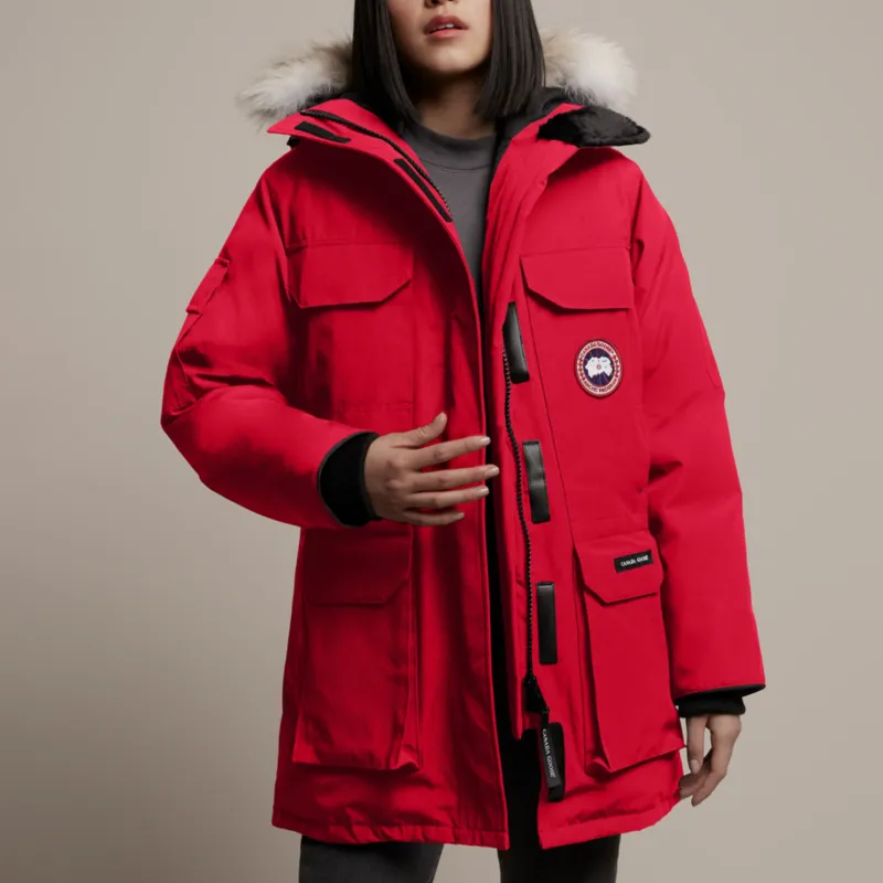 Canada Goose Expedition Series Down Jacket Asia Version, Winter Women's Red-1