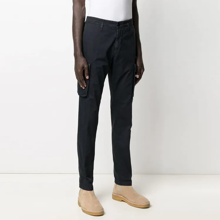STONE ISLAND SS21 Cargo Pants Men's Dark Blue-4