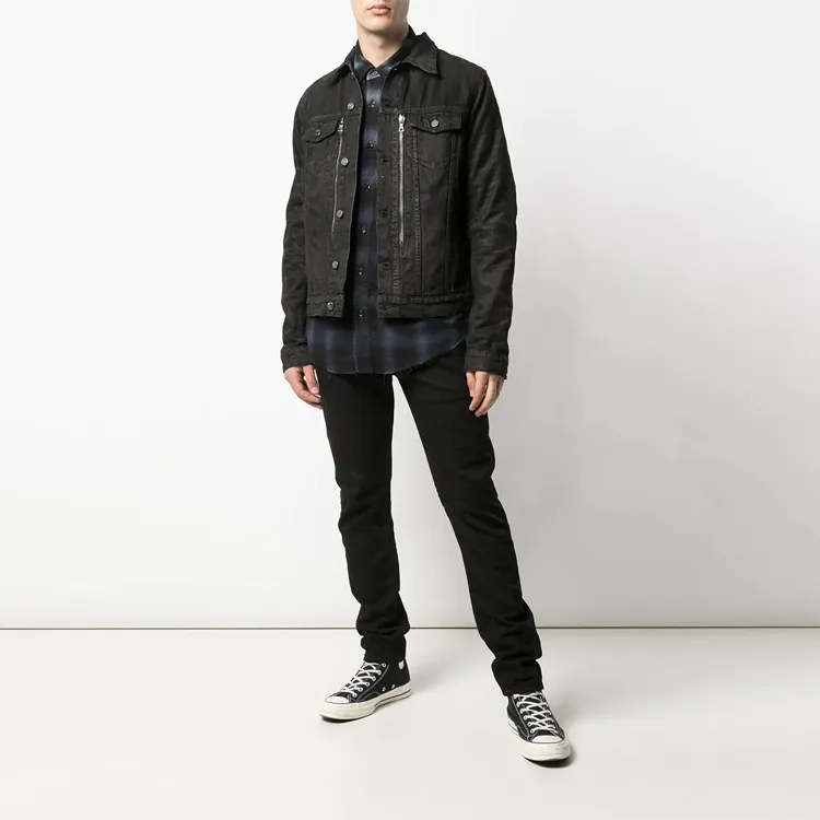AMIRI Denim Jackets Men Black-3