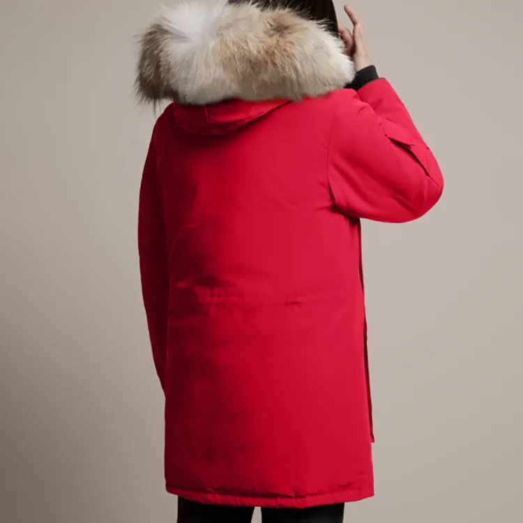 Canada Goose Expedition Series Down Jacket Asia Version, Winter Women's Red-2