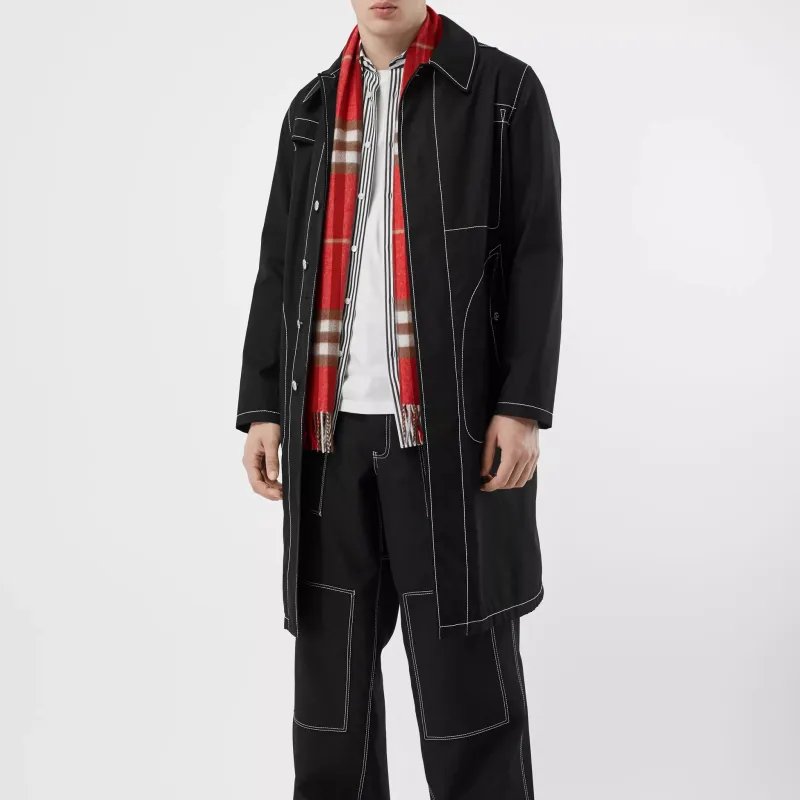 Burberry The Classic Check Cashmere Scarf-4