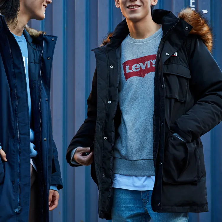 Levi's Down Jackets Men's Black-2
