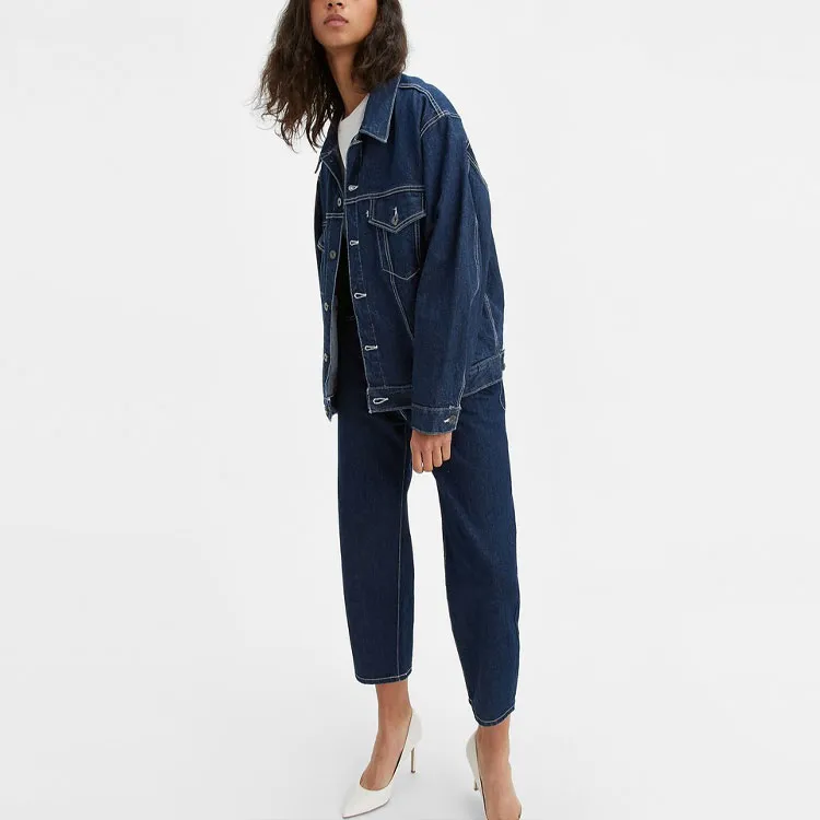 Levi's Denim Jacket Women's Denim Blue-4