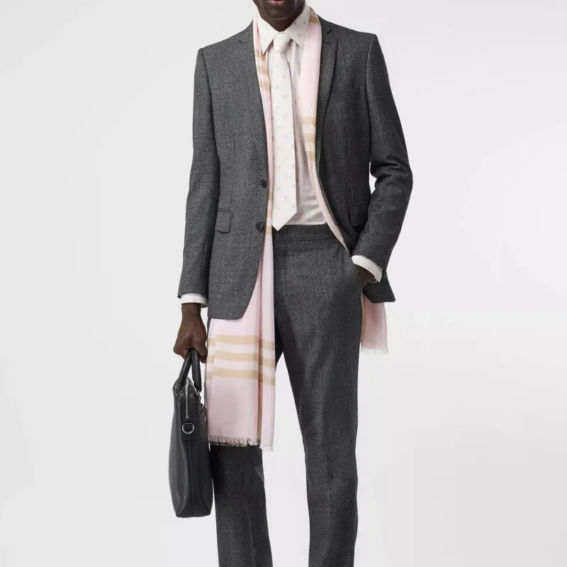 Burberry Knit Scarves Unisex-5