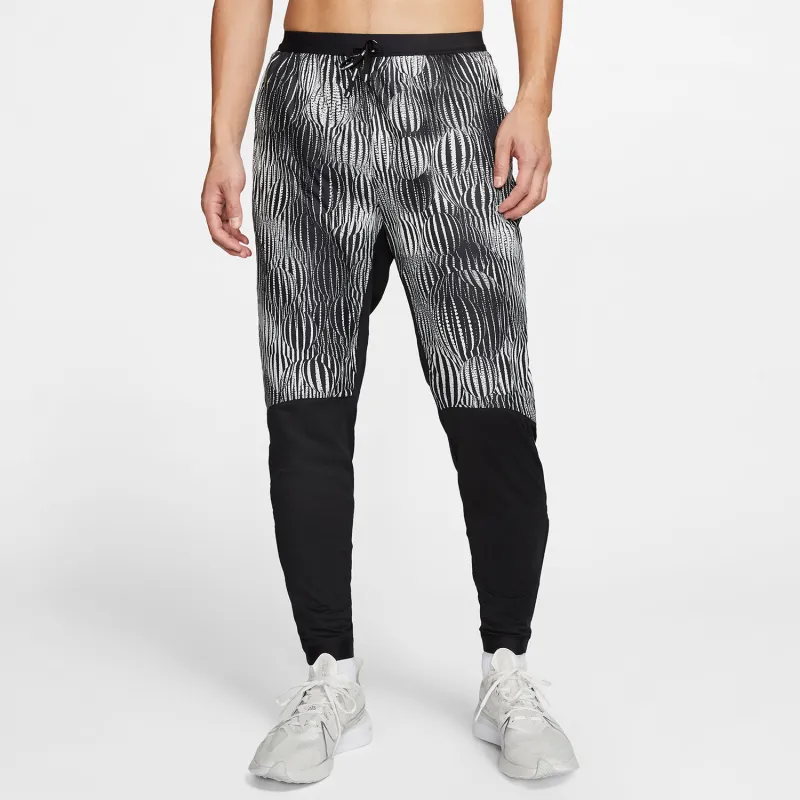 Nike Knitted Sweatpants Men's Gray Black-3